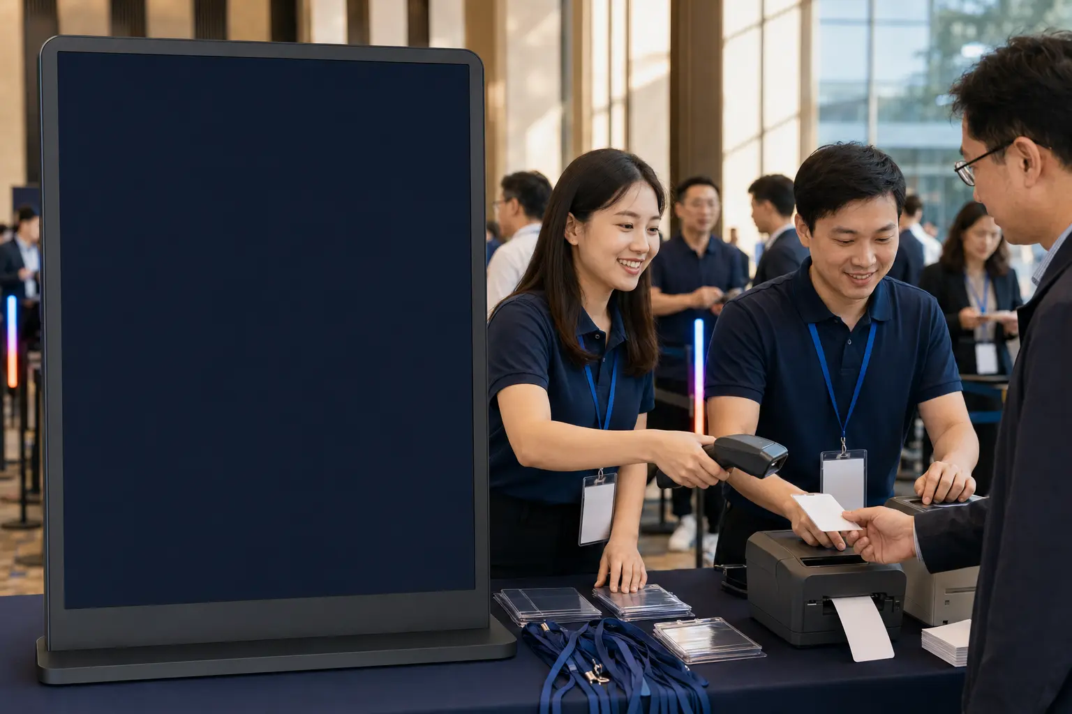 Homecoming event service and check-in